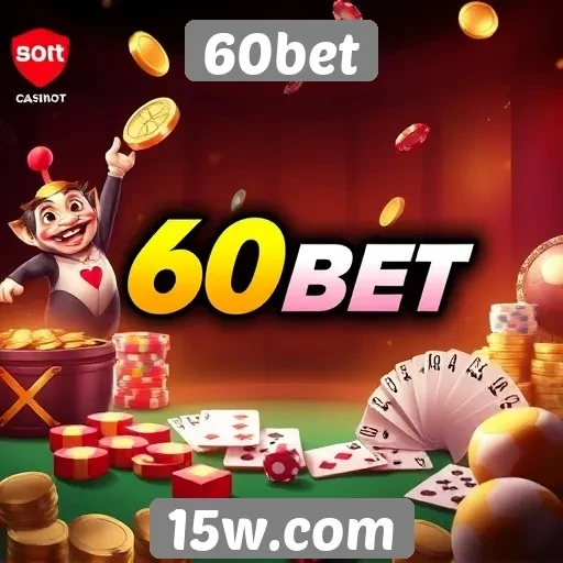 60bet oferece diversificação em modalidades de jogos