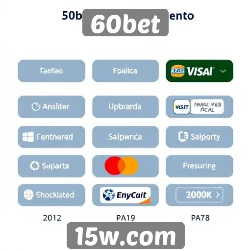 Métodos de pagamento disponíveis no 60bet